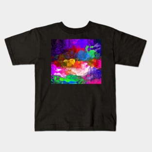 Splash color art design Kids T-Shirt